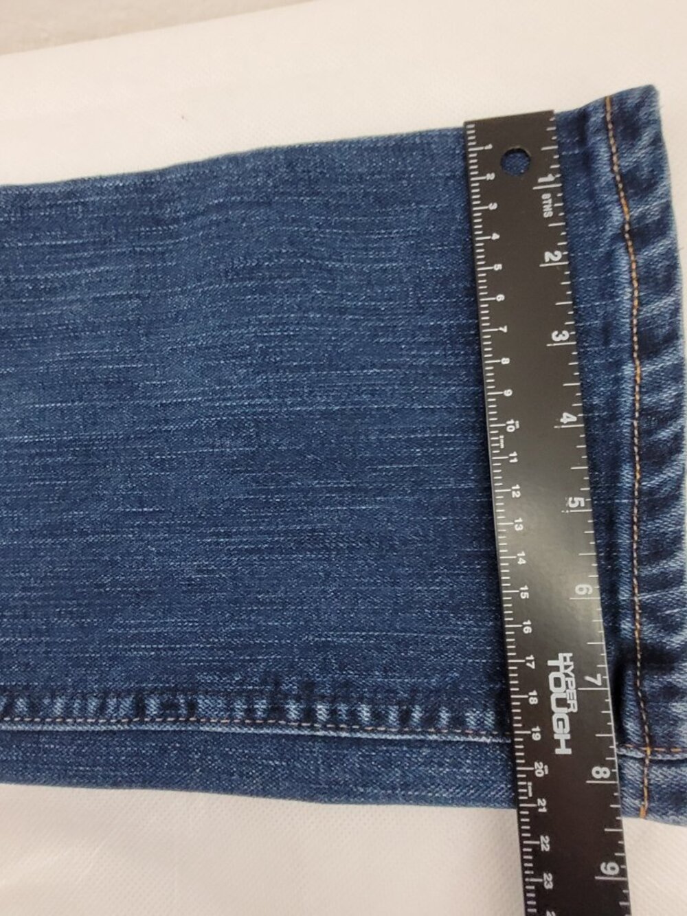 Wrangler Q-baby jeans Womens 11/12 Blue Bootcut WRQ20DD No Gap Waist fit 32x28.5 - Picture 7 of 12
